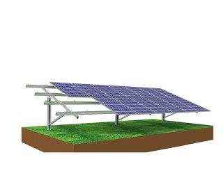 C Steel Pile Solar Ground Mount